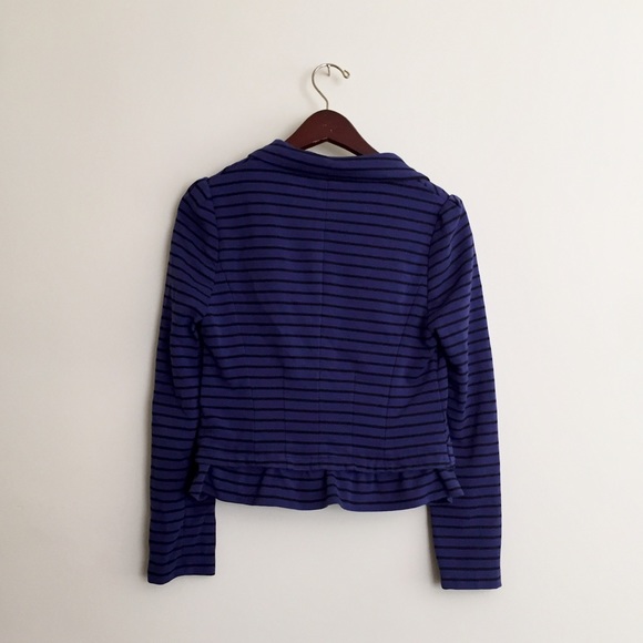 Anthropologie Cartonnier Striped Spinnaker Blazer - Picture 3 of 7